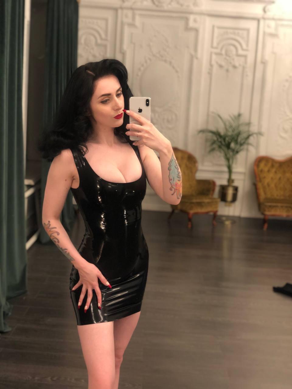  My latex dress